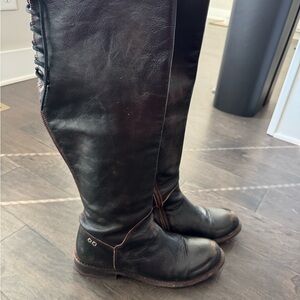 Bed Stu Black Leather Riding Boots
